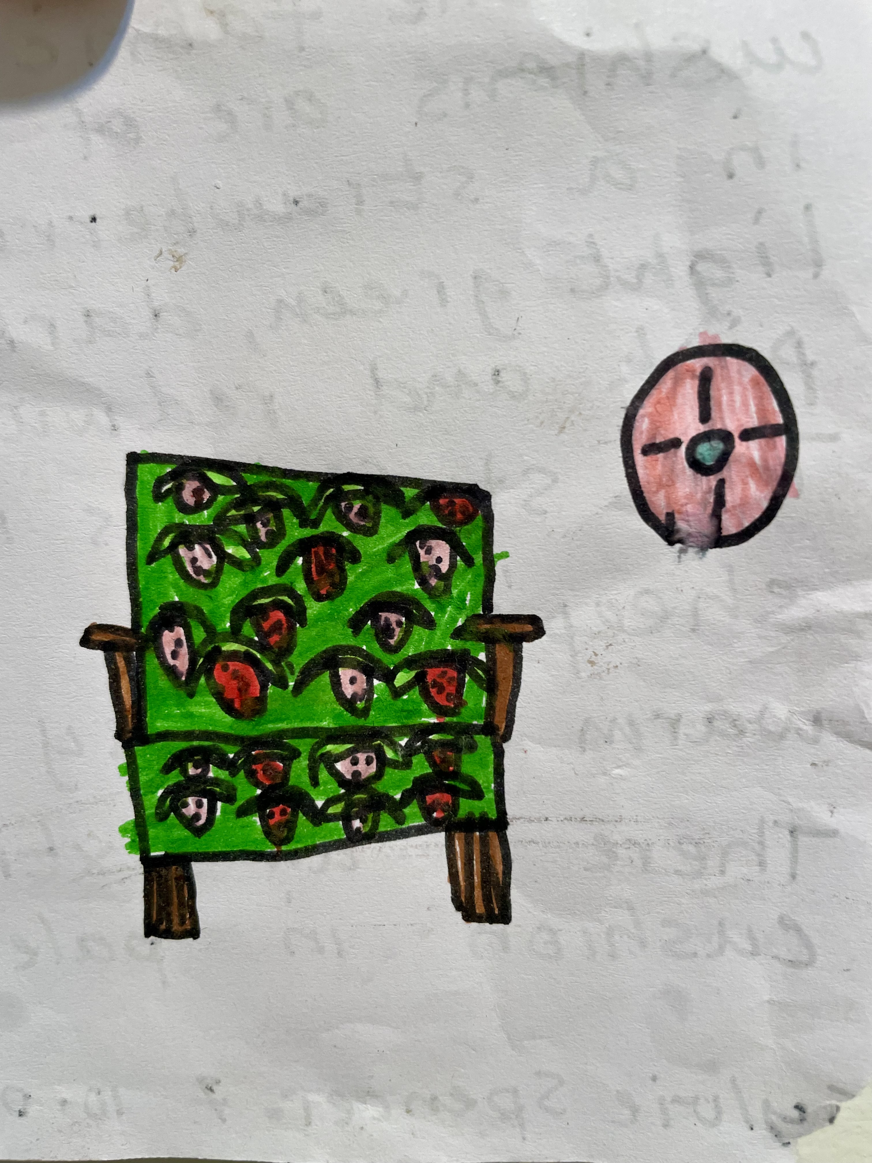 The Berry Comfy Chair drawing by Sylvie S.