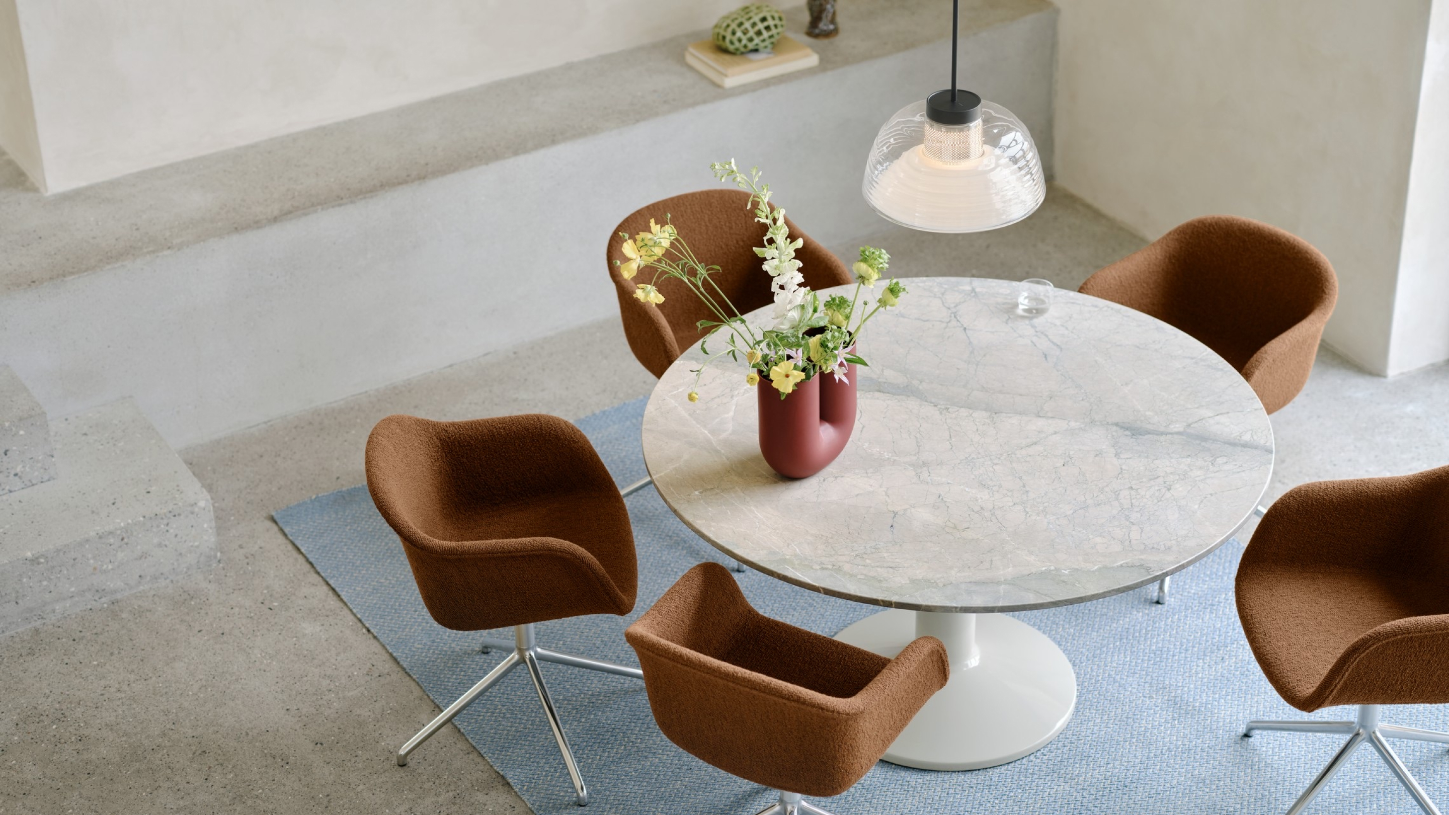 Muuto interior bringing together nature, light, form, colour and tactility