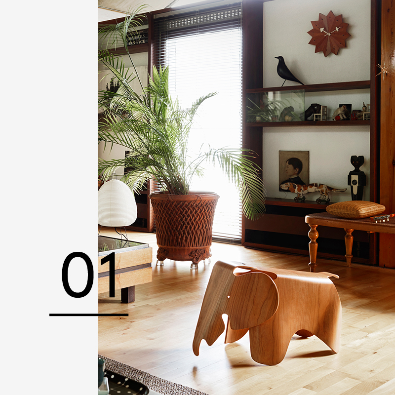 Eames Elephant Plywood by Charles and Ray Eames