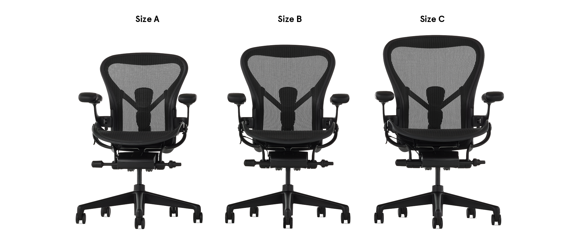 Aeron Chair size