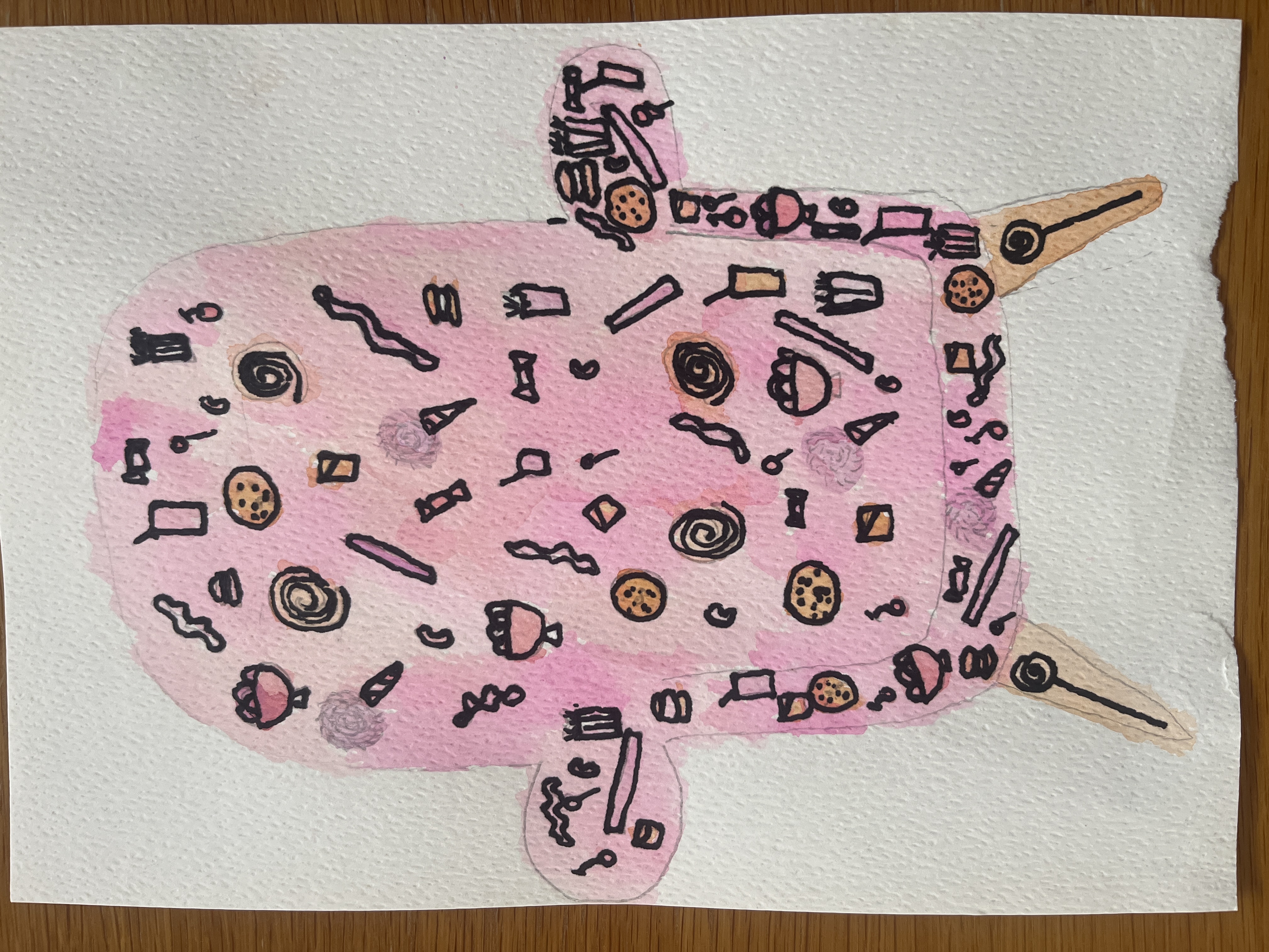 Lolly Chair drawing by Zoe G.