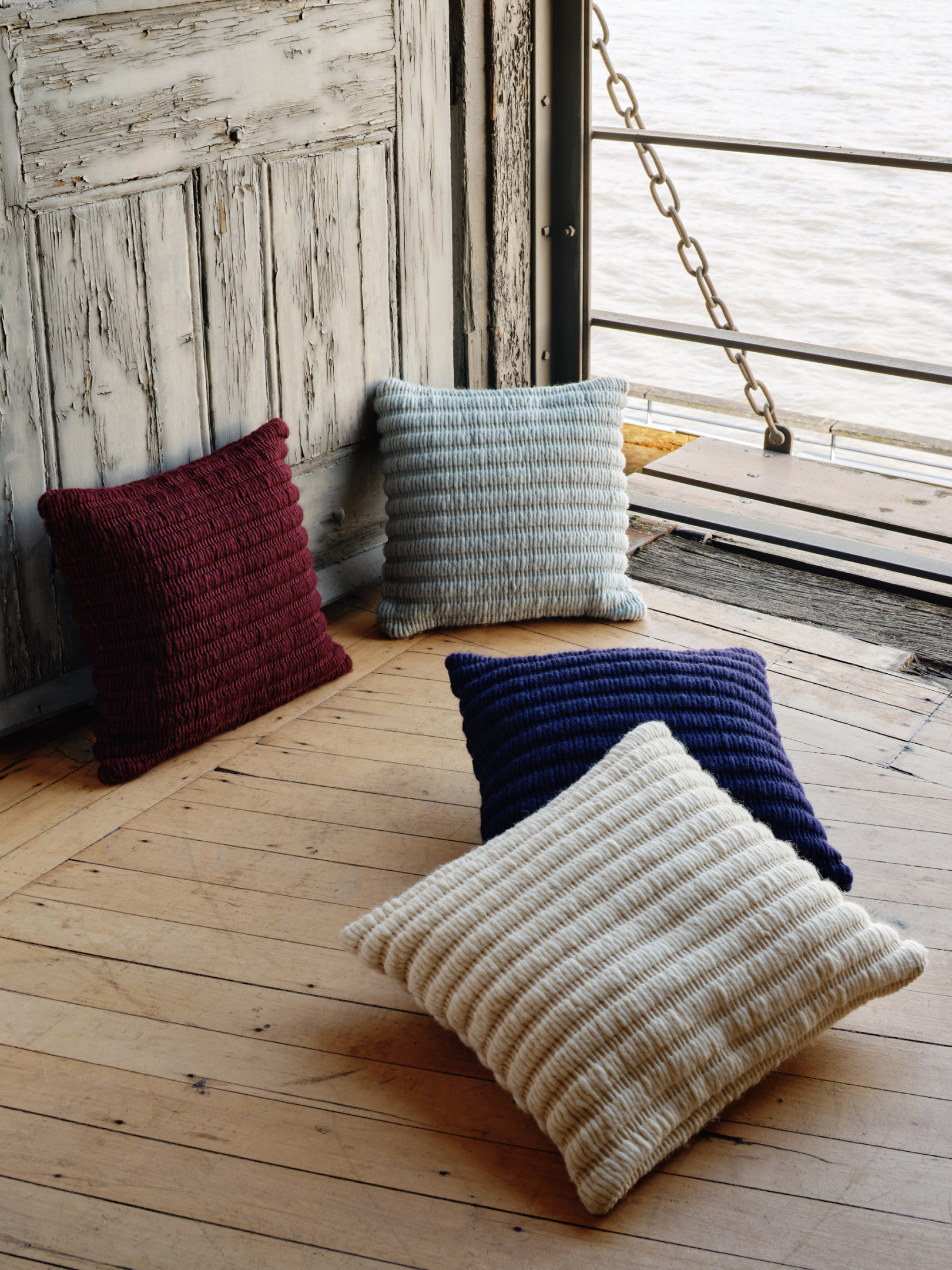 Ridge Cushion by Tom Dixon