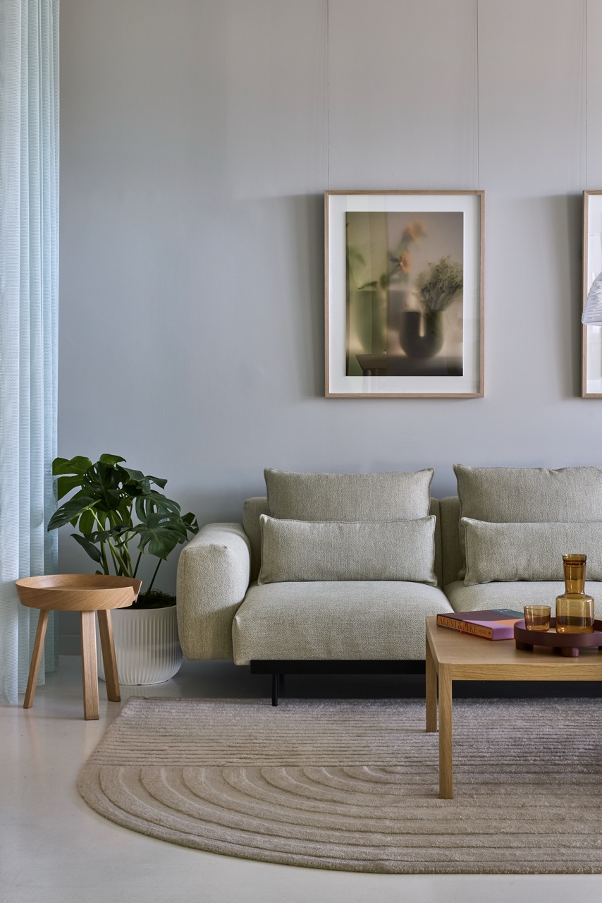 Layered Scandinavian design details in the Woollahra showroom