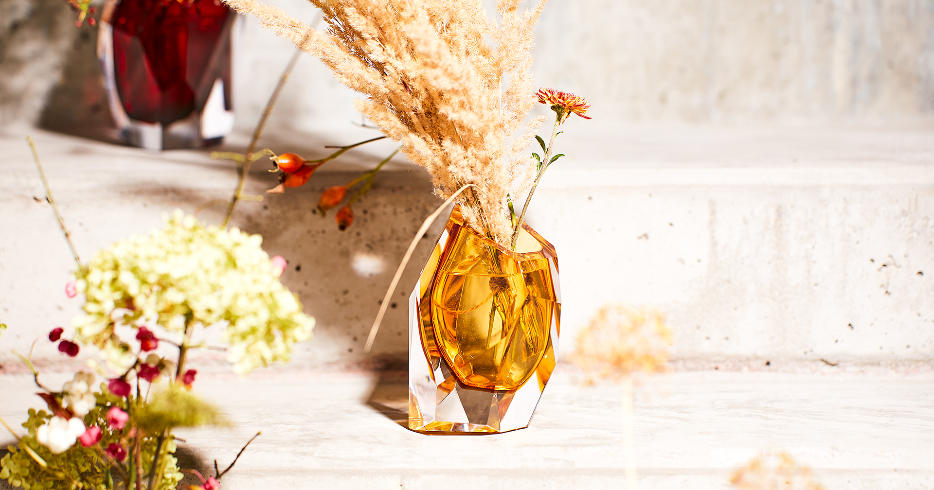 Crystal Rock Vase