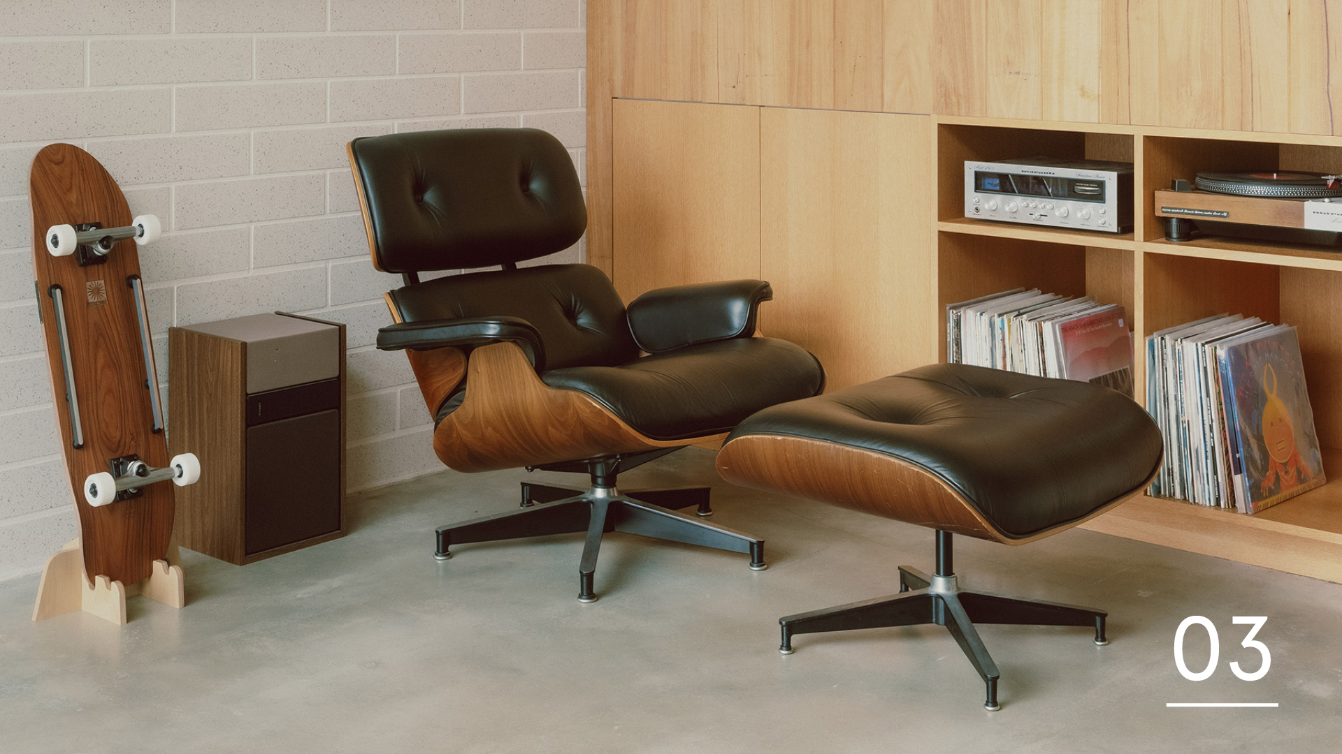 Eames Lounge and Ottoman
