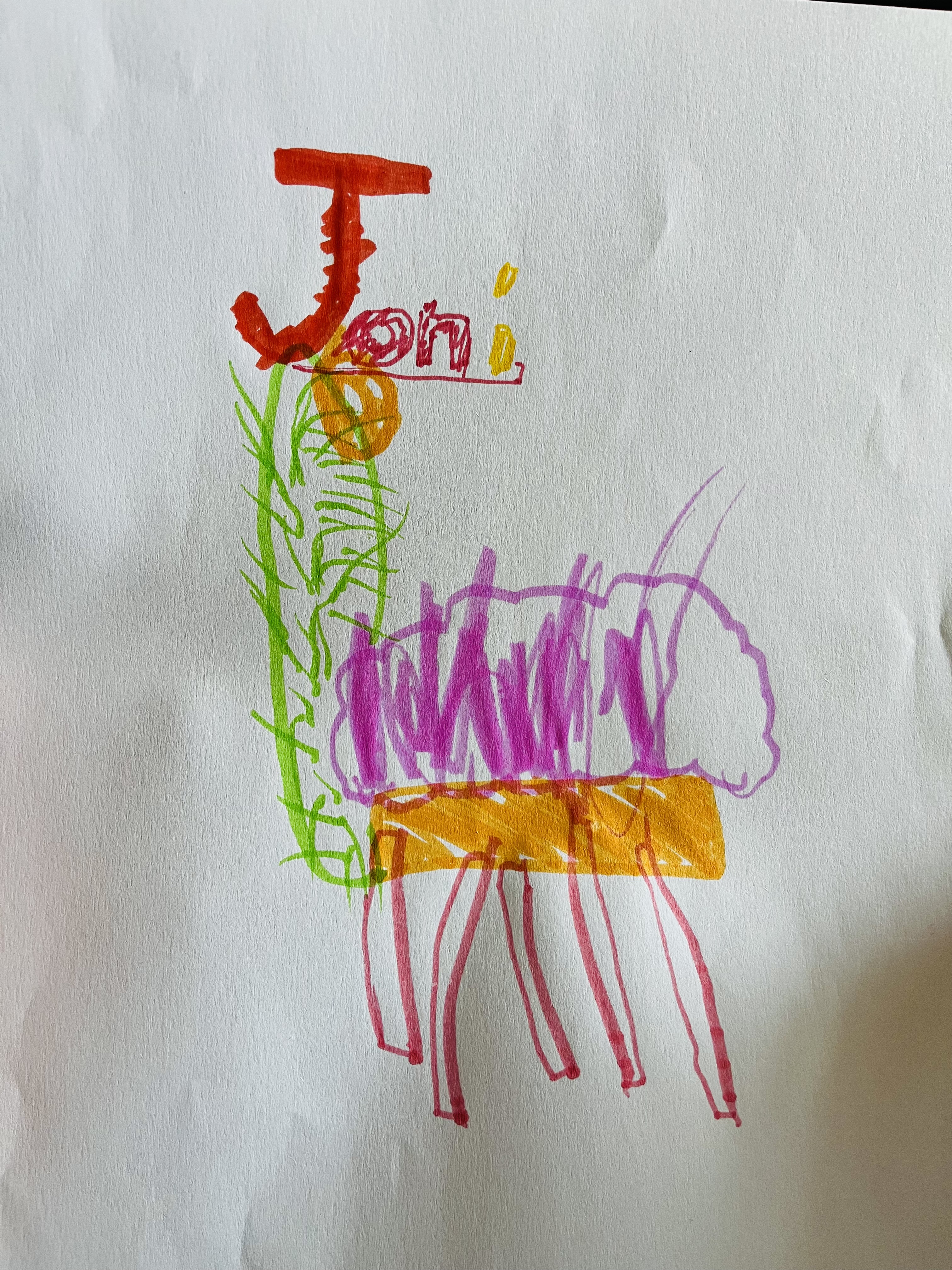 That’s Me Chair drawing by Joni L.