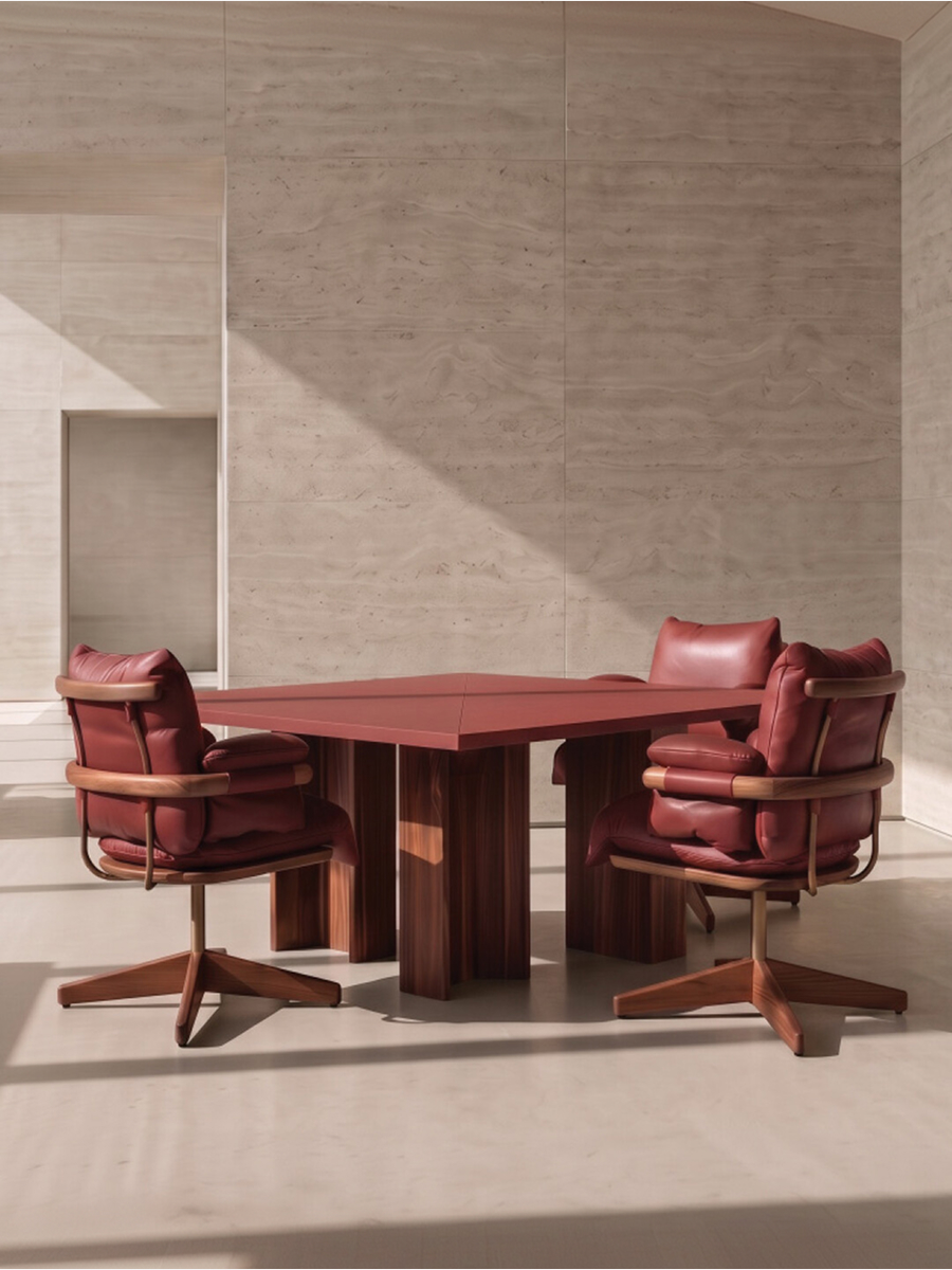 Plaza Table in wood