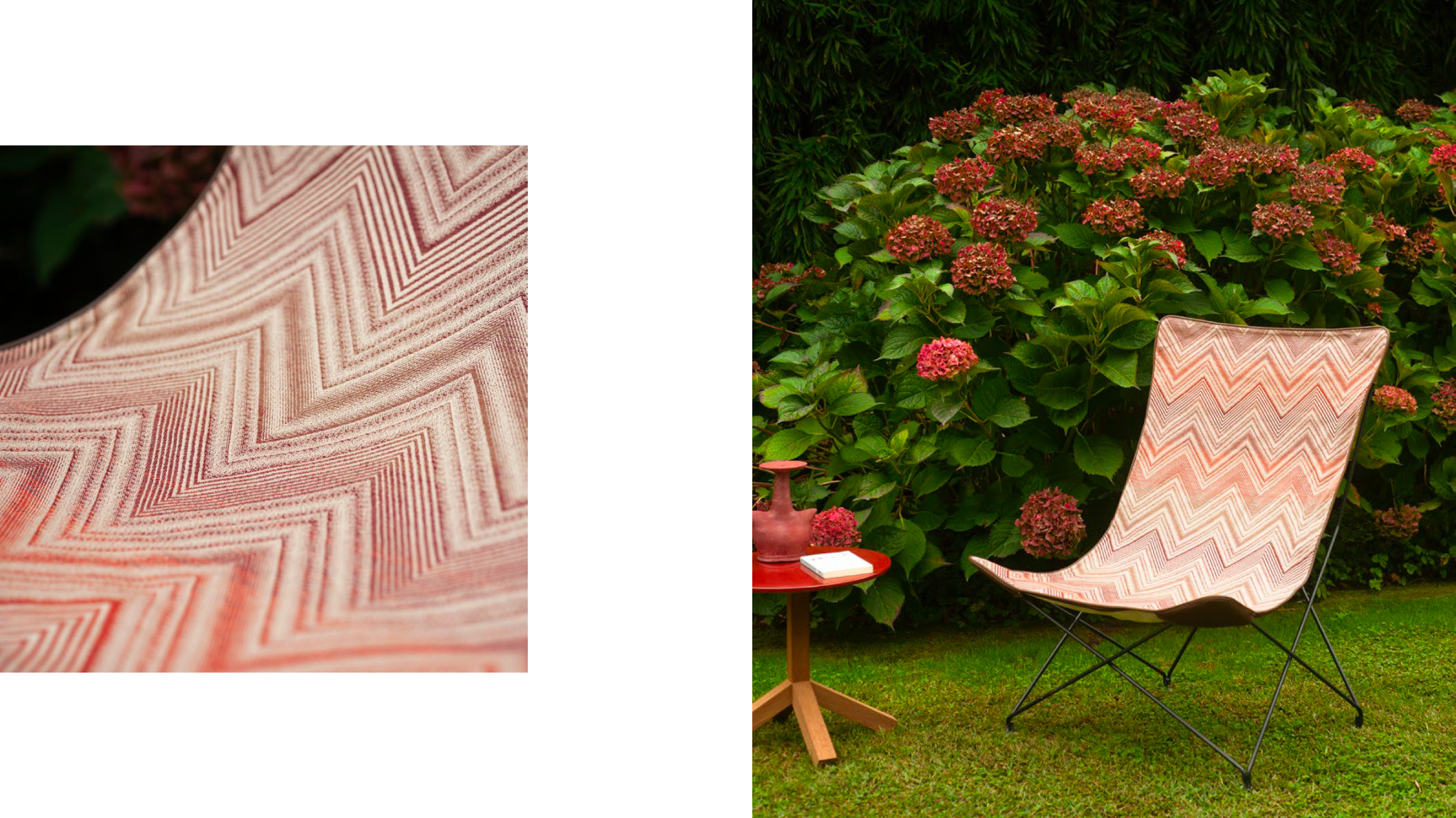 RODA x Missoni outdoor setting image 2