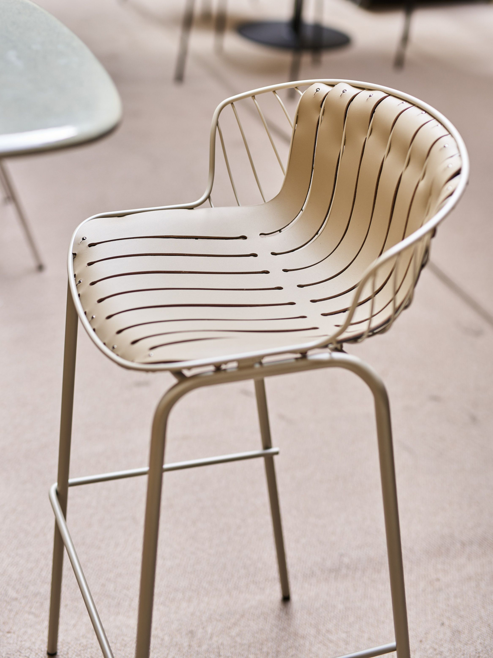 Ayabi Barstool by Walter Knoll