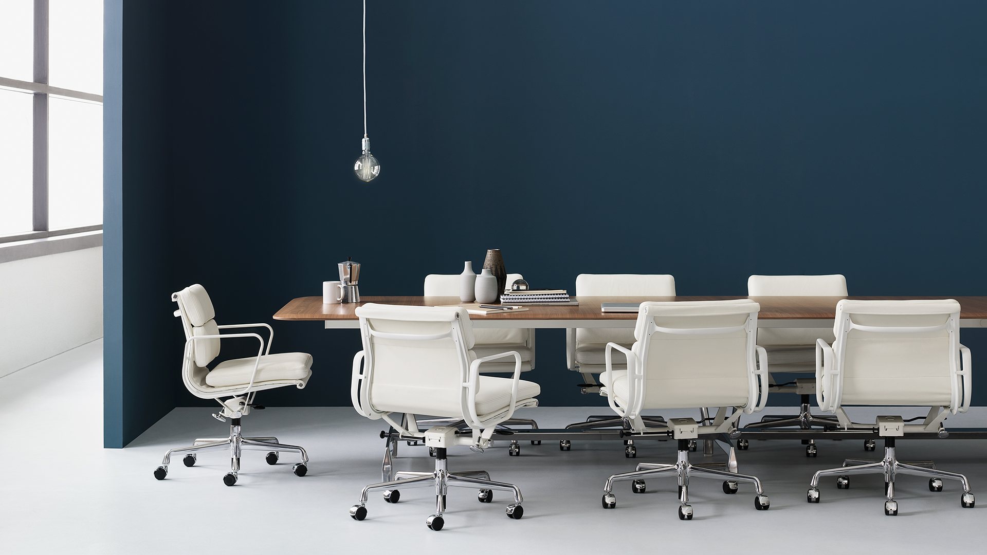 Eames Soft Pad Group Management Chairs, Lifestyle