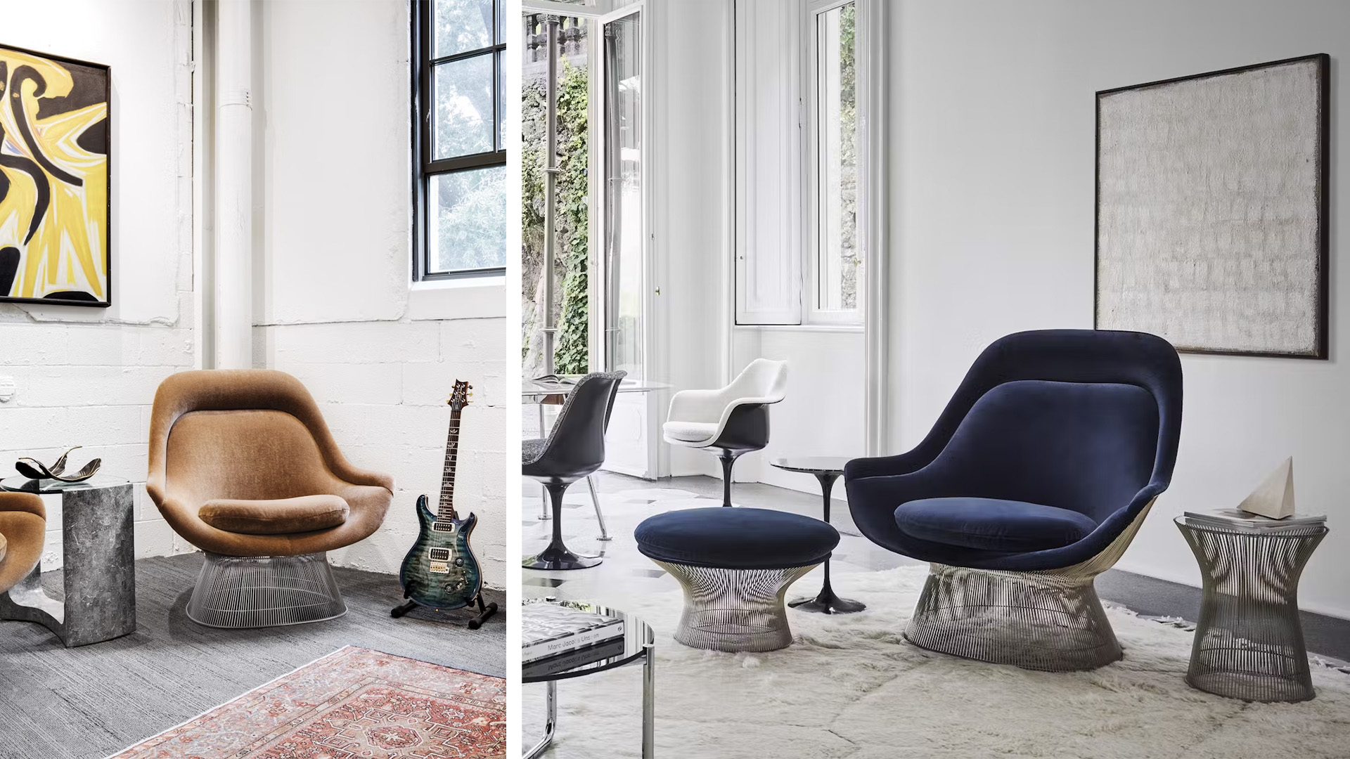 Platner Easy Lounge Chair, Lifestyle