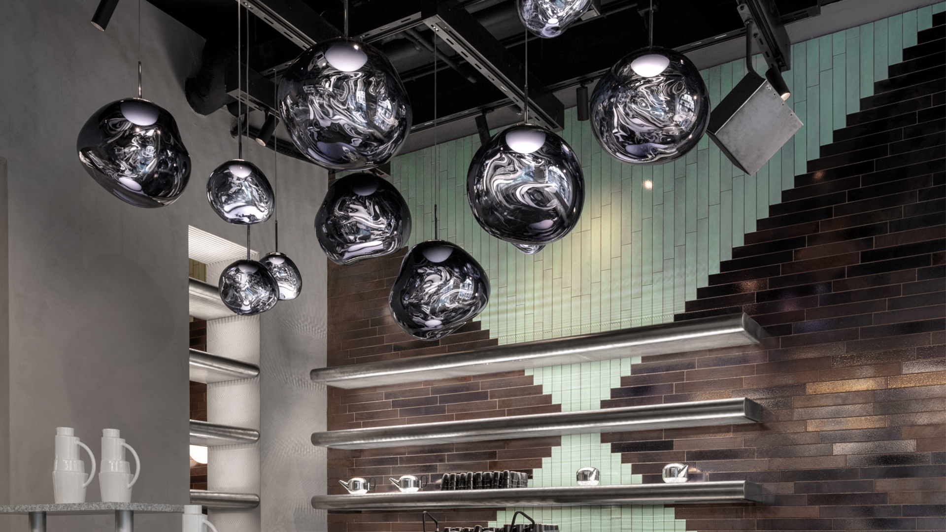 Tom Dixon Melt Pendant Living Edge