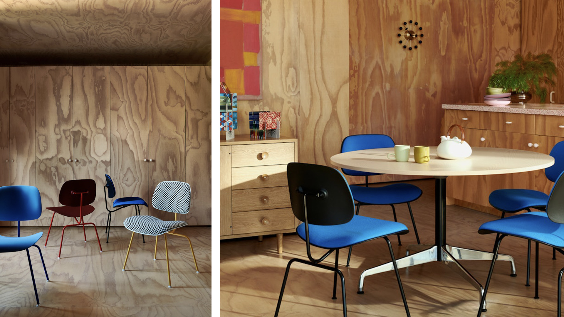 Eames Moulded Plastic Dining Chair, Lifestyle