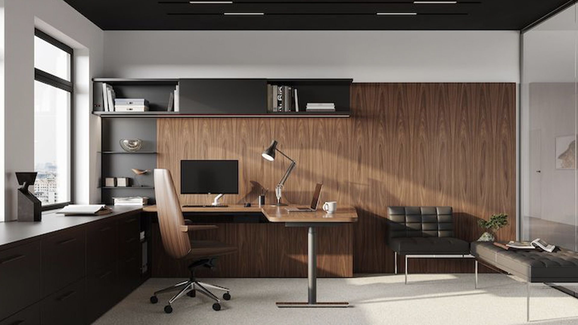 Tuxedo Component Lounge Settee, Lifestyle