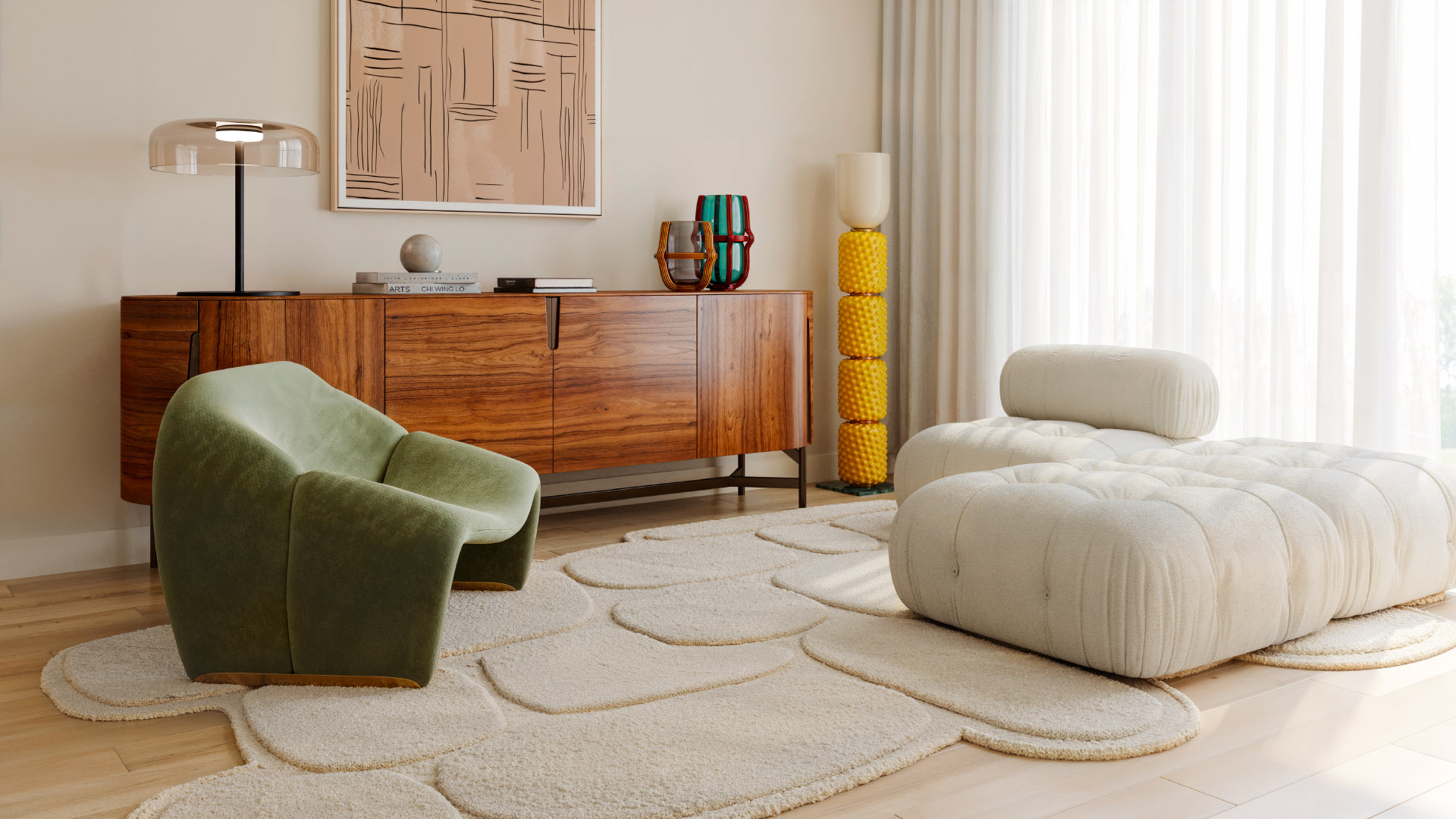 Abstract Maya Rug