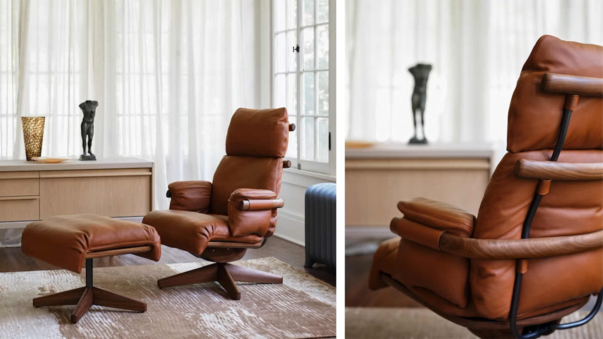 Ramus Lounge Chair and Ottoman, Lifestyle