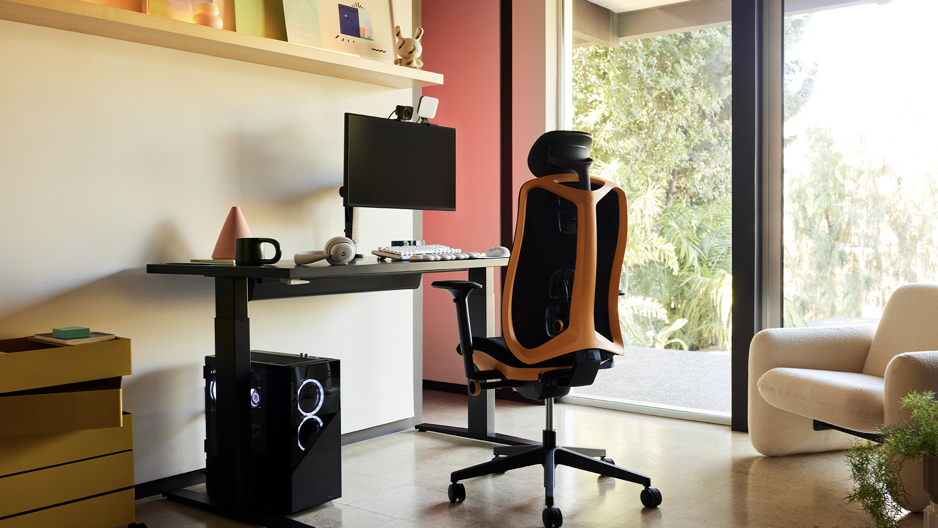 Vantum Gaming 2.0 Chair, Black & Helio, Lifestyle