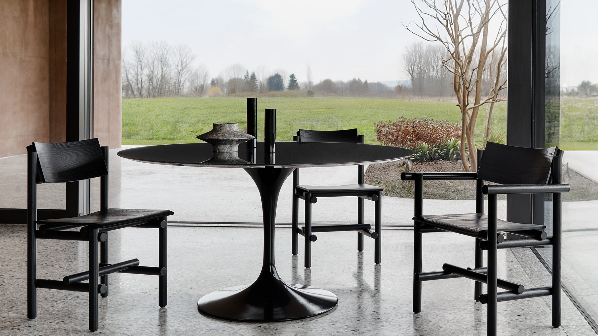 Muecke Armchair, Black Ash, Lifestyle
