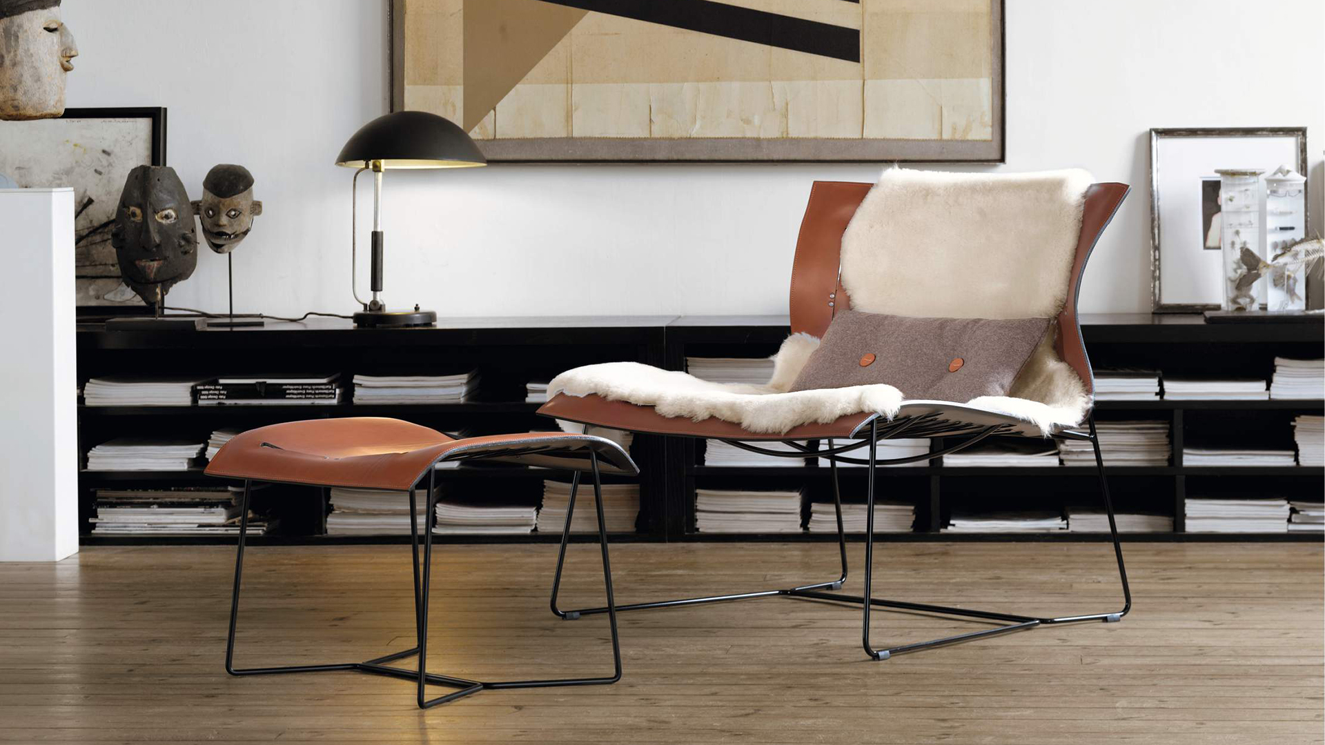 Cuoio Lounge Chair, Lifestyle
