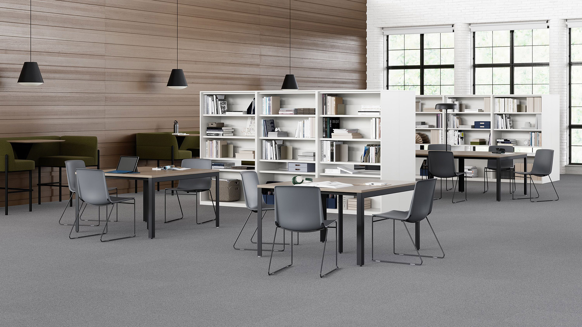 Pronta Stacking Chair, Lifestyle