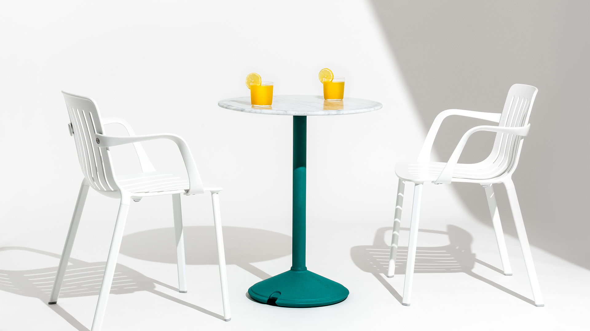 Brut Cafe Table, Lifestyle