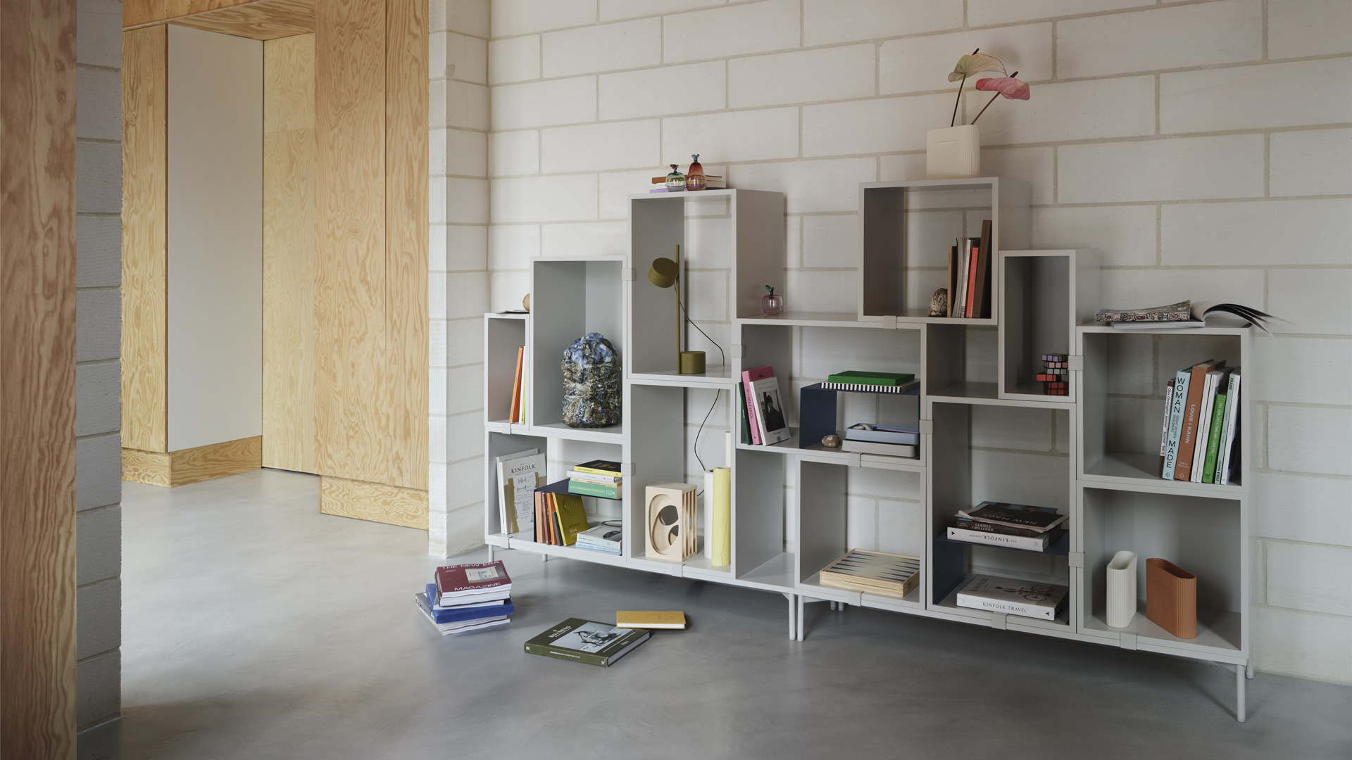 Stacked Bookcase Config. 3, Lifestyle