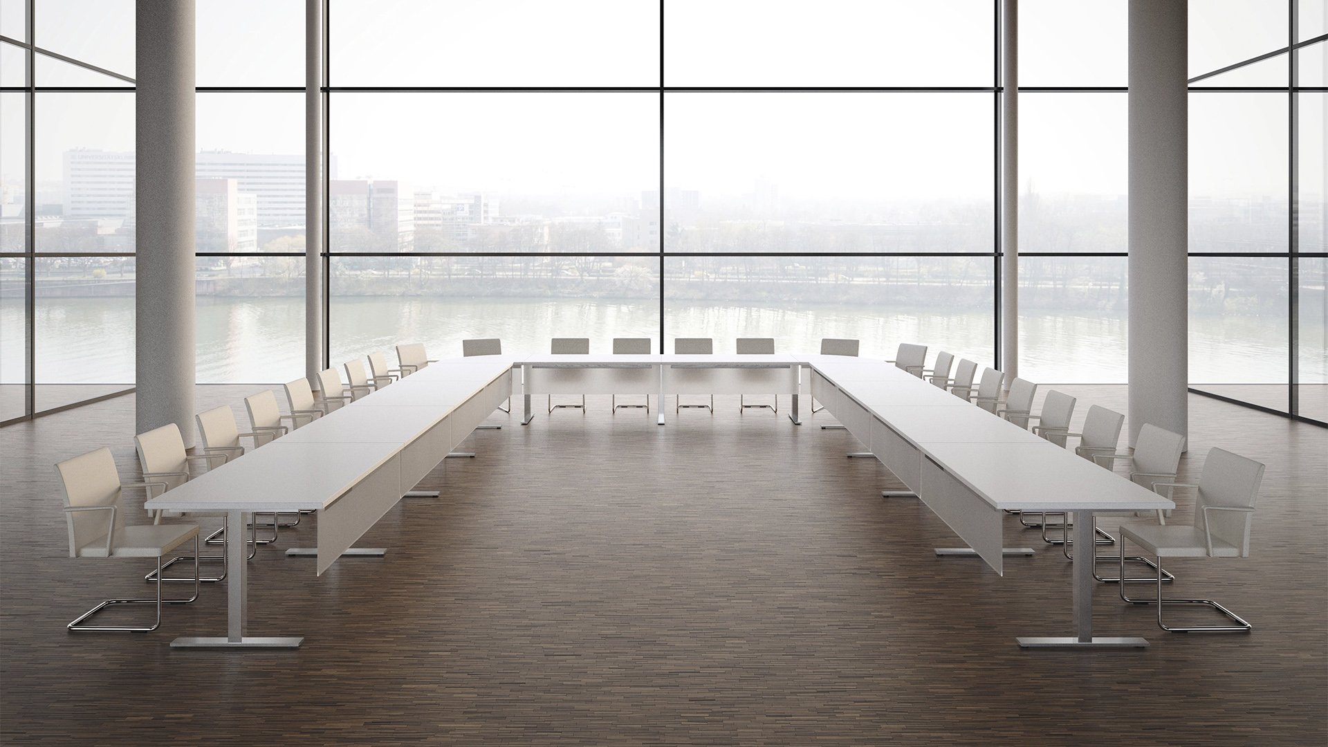 Frame Lite Conference Table, Lifestyle