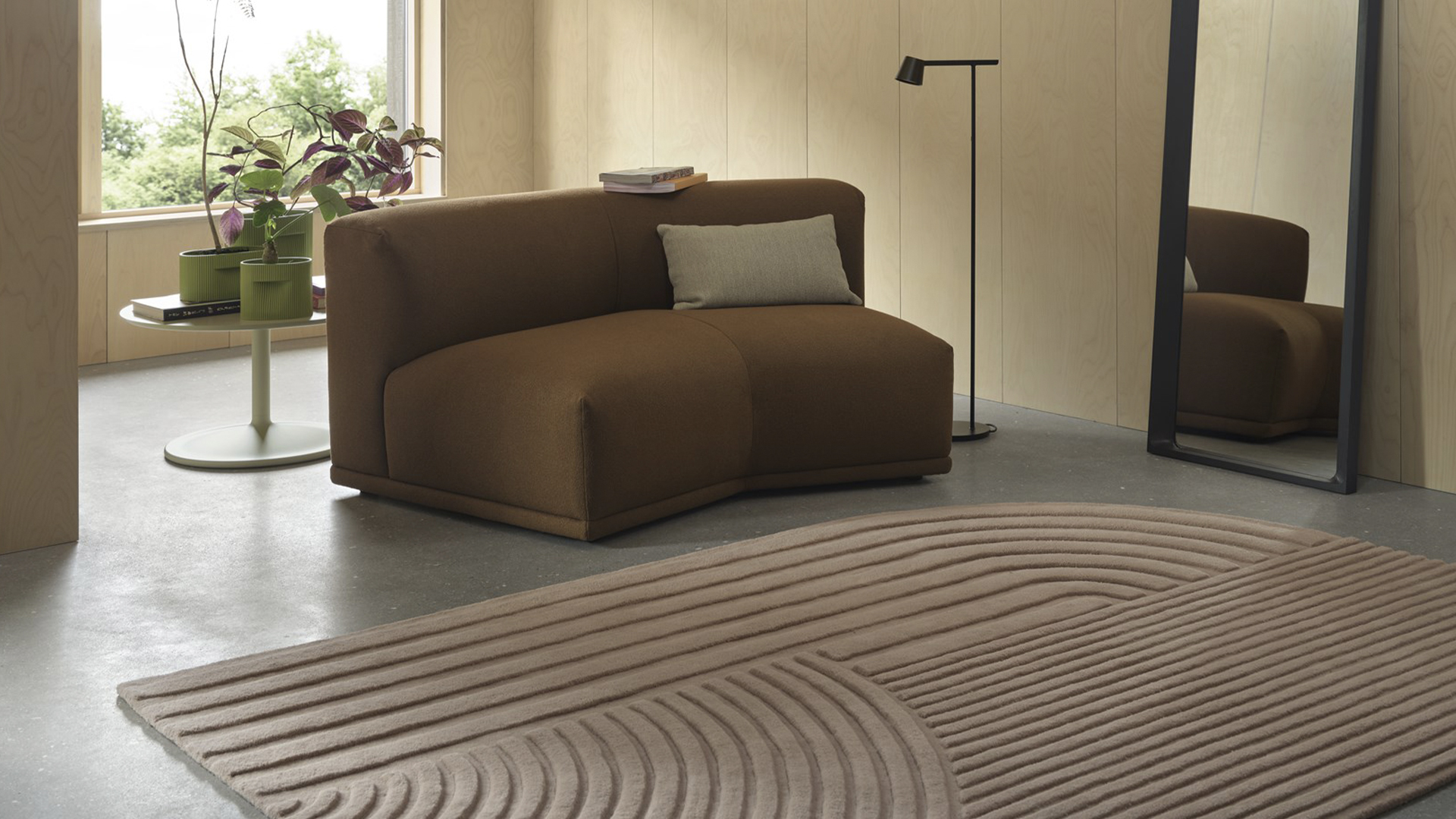 Relevo Rug, Light Rose, Lifestyle