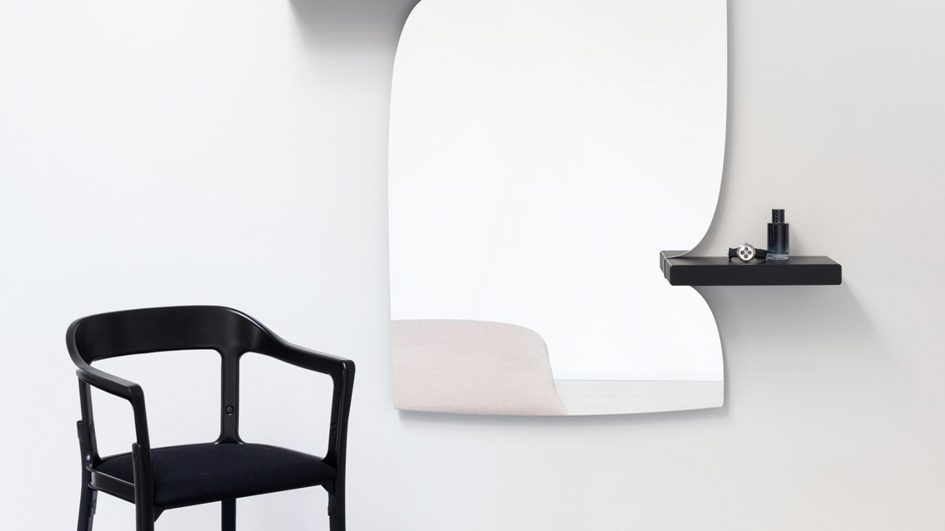 Morphed Shelf Mirror, Lifestyle