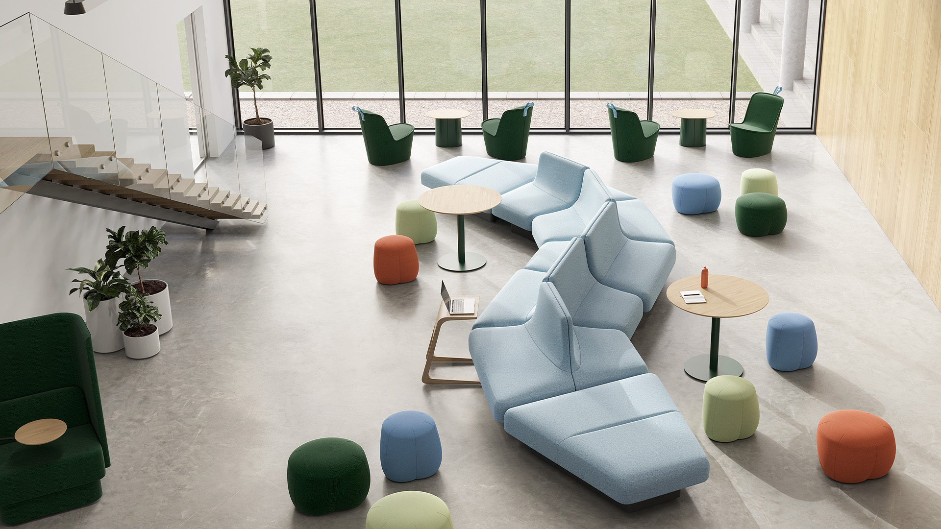 Rhyme Modular Seating, Lifestyle