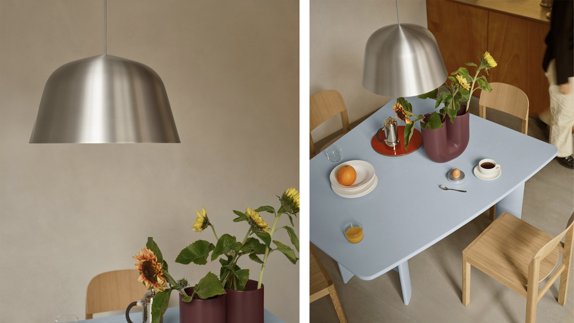 Ambit Pendant, Stainless Steel, Lifestyle