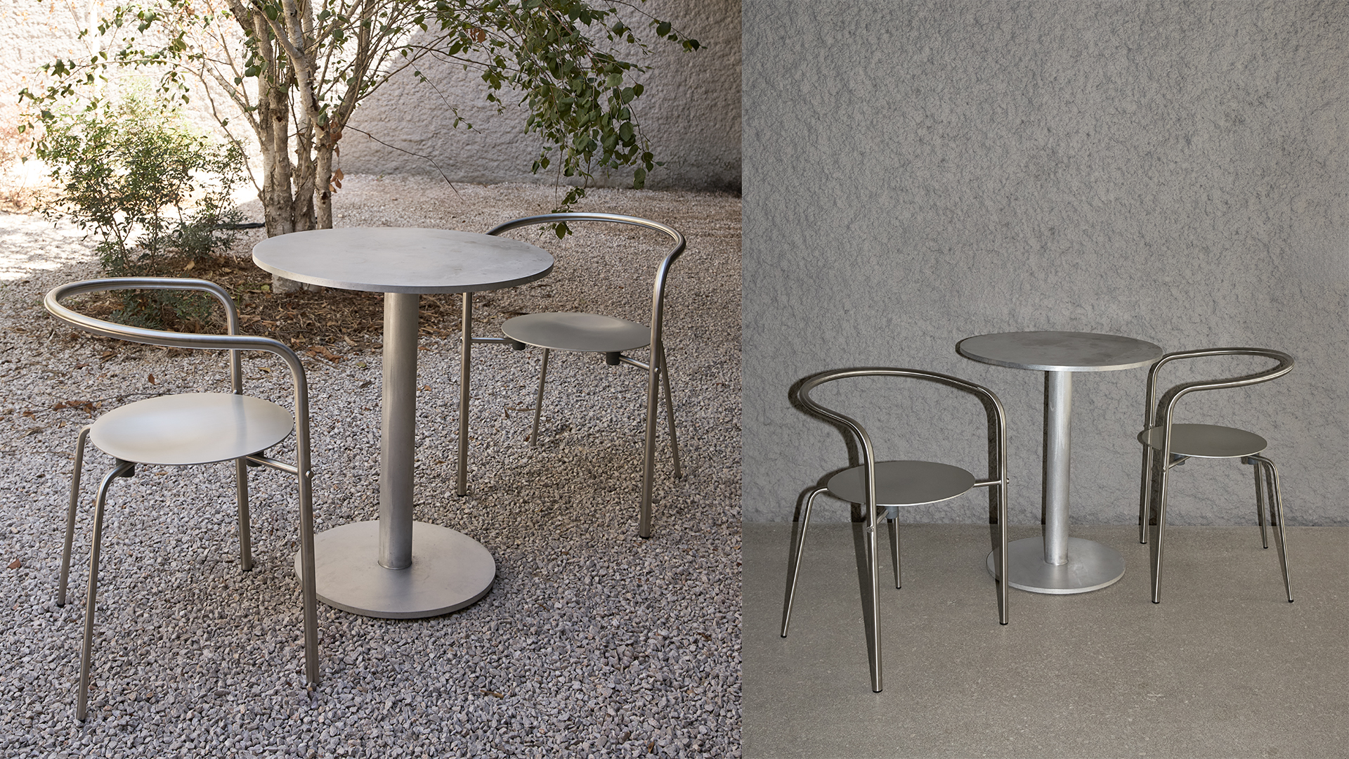 Simplex Outdoor Chair, Aluminium, Lifestyle