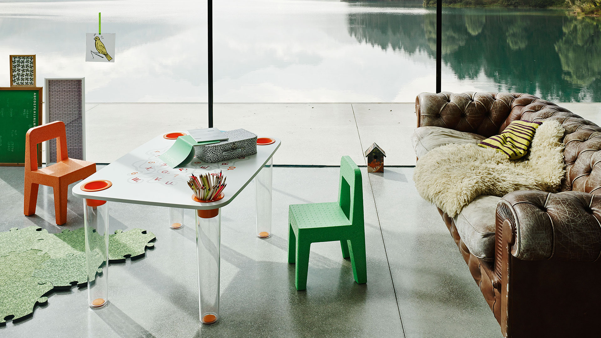 Little Flare Table, White, Lifestyle
