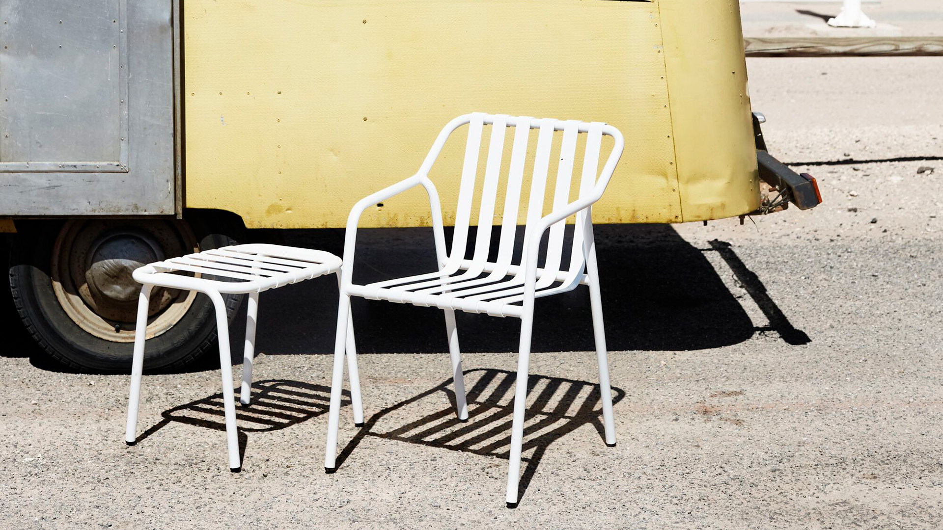 Strap Stool & Armchair, Lifestyle