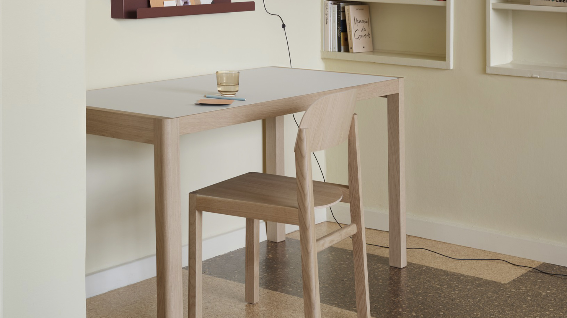 Workshop Desk, Grey & Oak, Lifestyle
