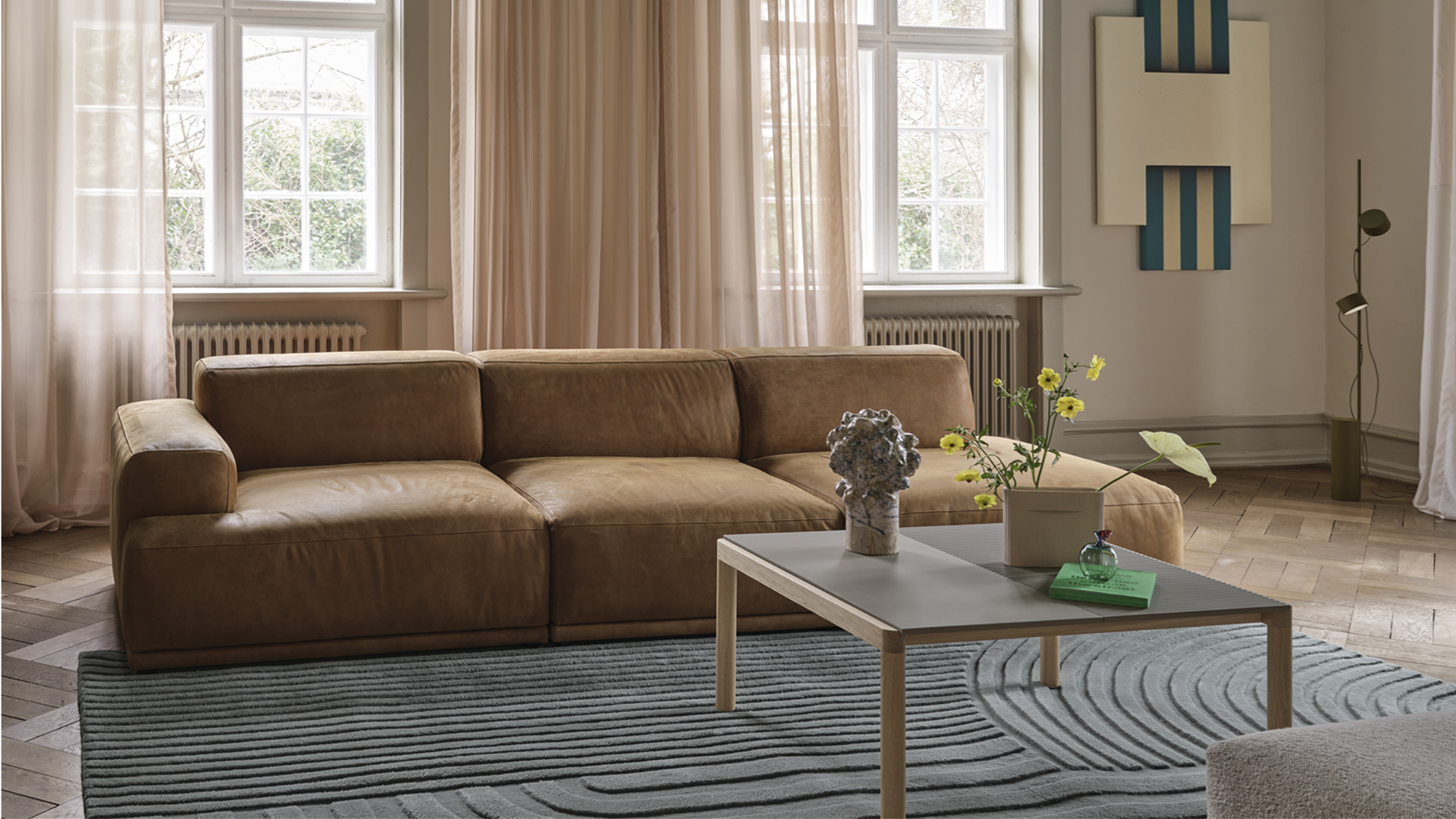 Connect Soft Modular Sofa, 3 Seater, Lifestyle