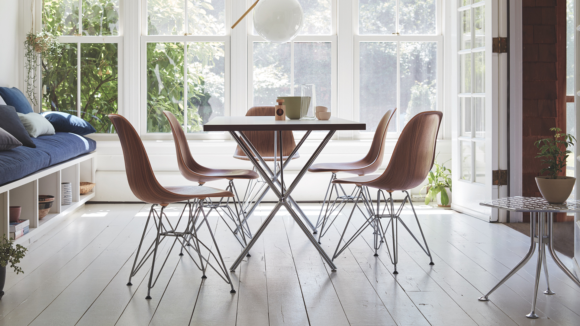 Eames Moulded Wood Side Chairs, Lifestyle