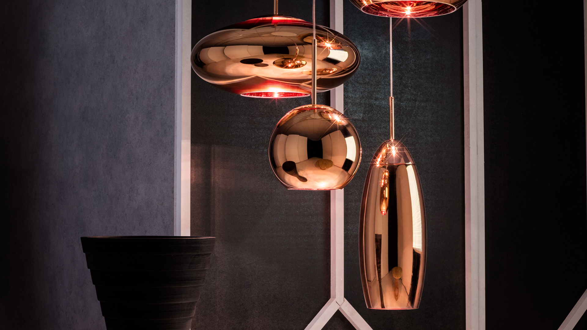 Copper Wide Pendant, Lifestyle