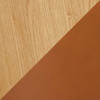 Oak & Brandy Leather