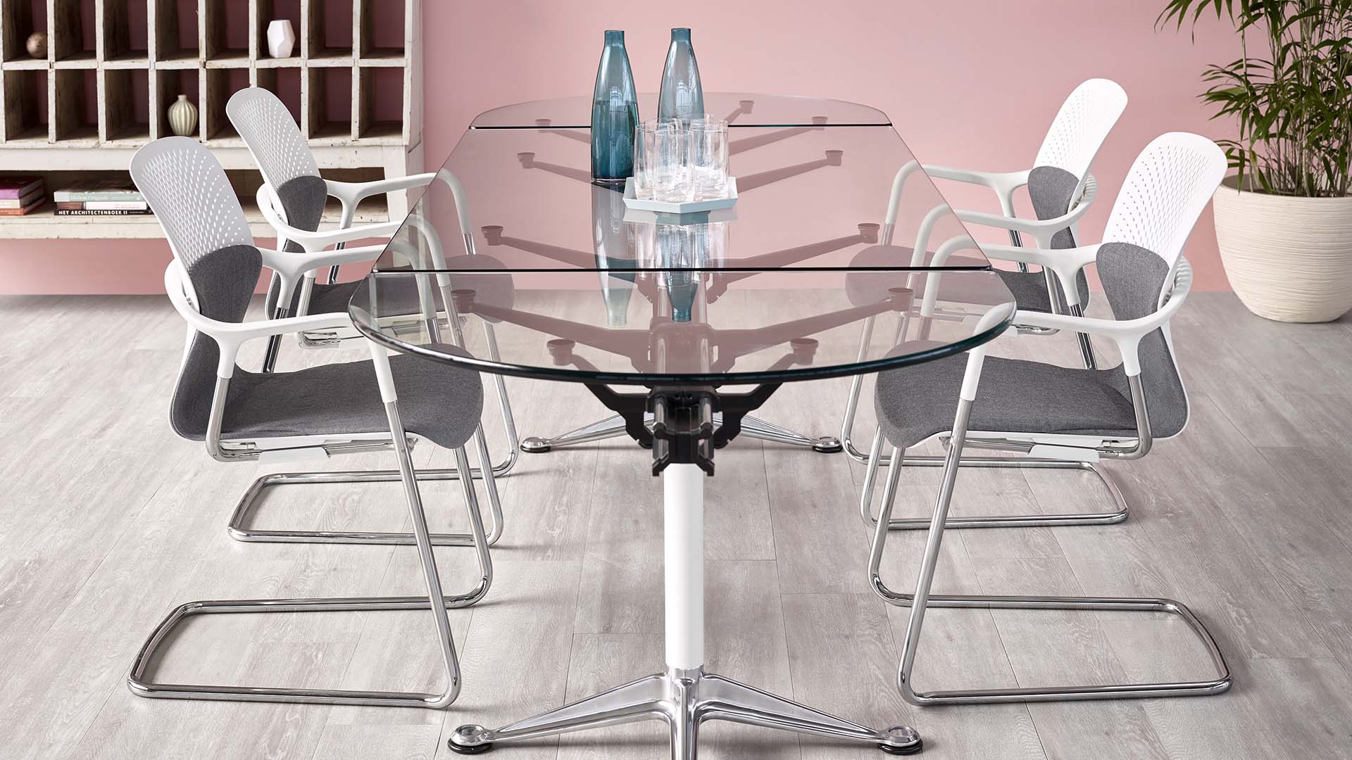 Burdick Group Oval Table, Lifestyle