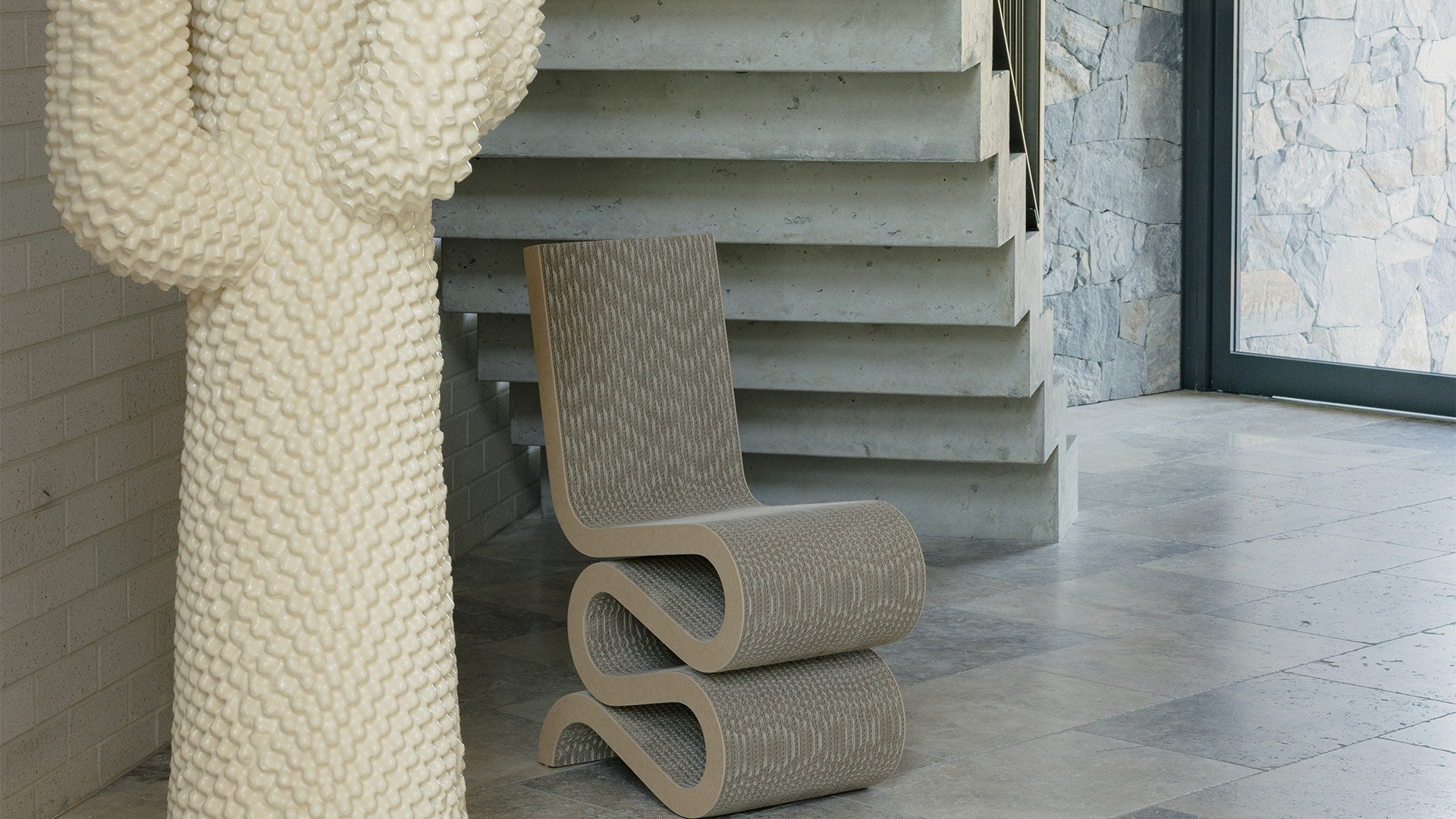 Vitra Wiggle Side Chair Living Edge