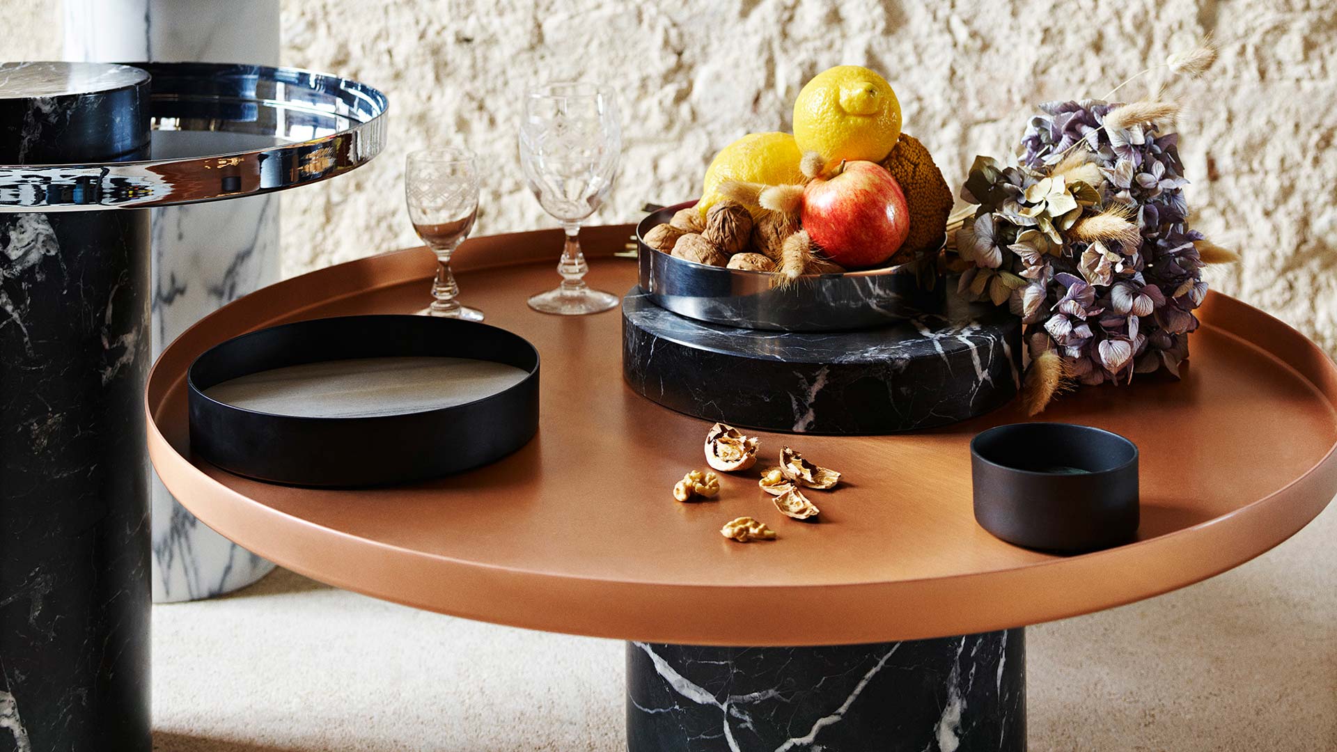 Salute Side Tables, Lifestyle