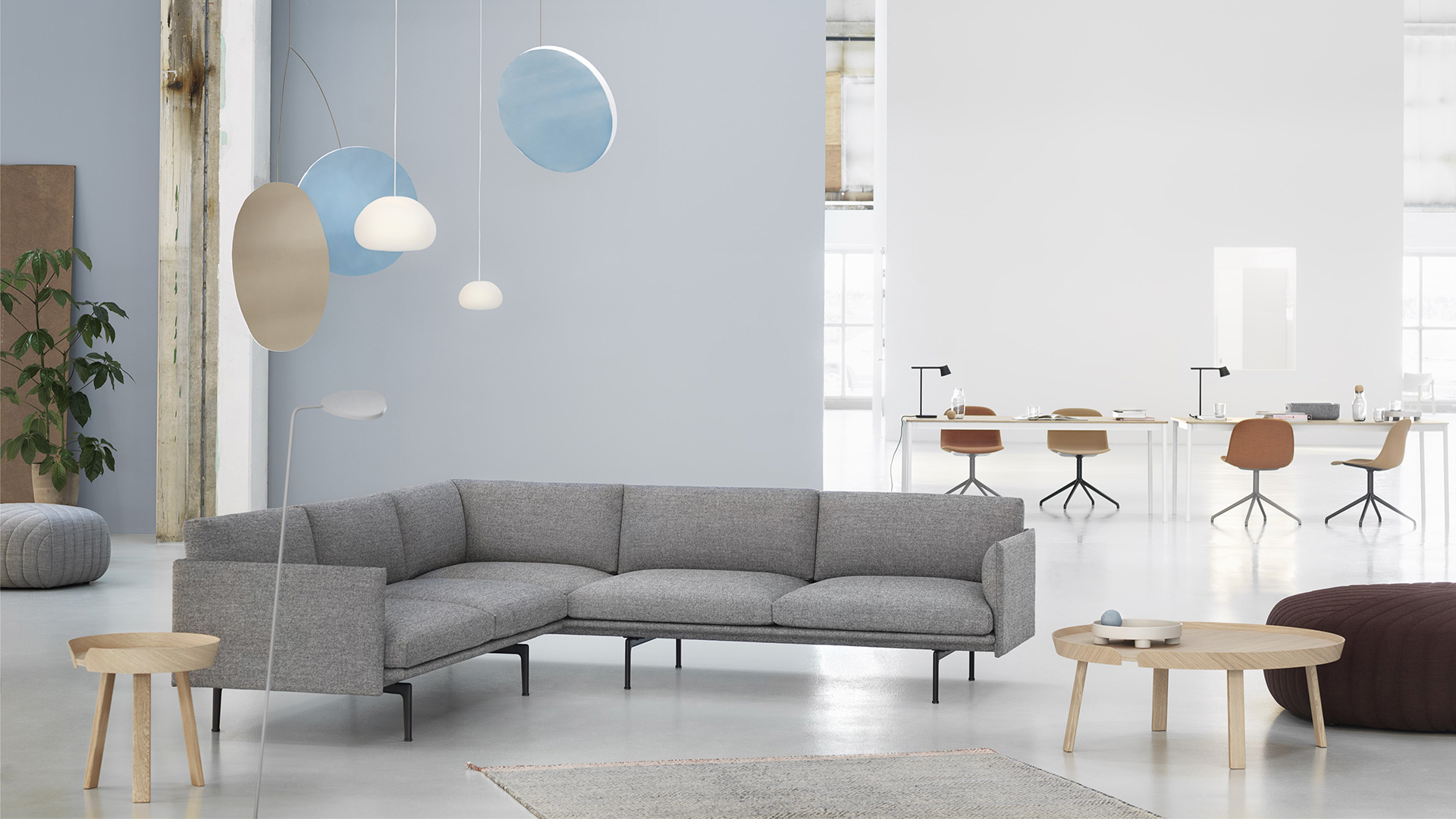 Outline Corner Sofa, Lifestyle