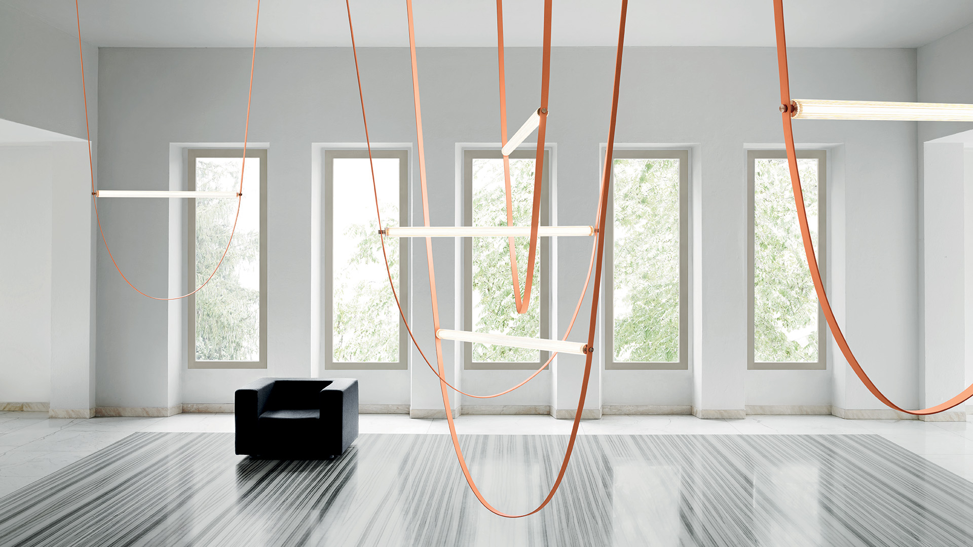 Wireline Suspension Lamp, Lifestyle