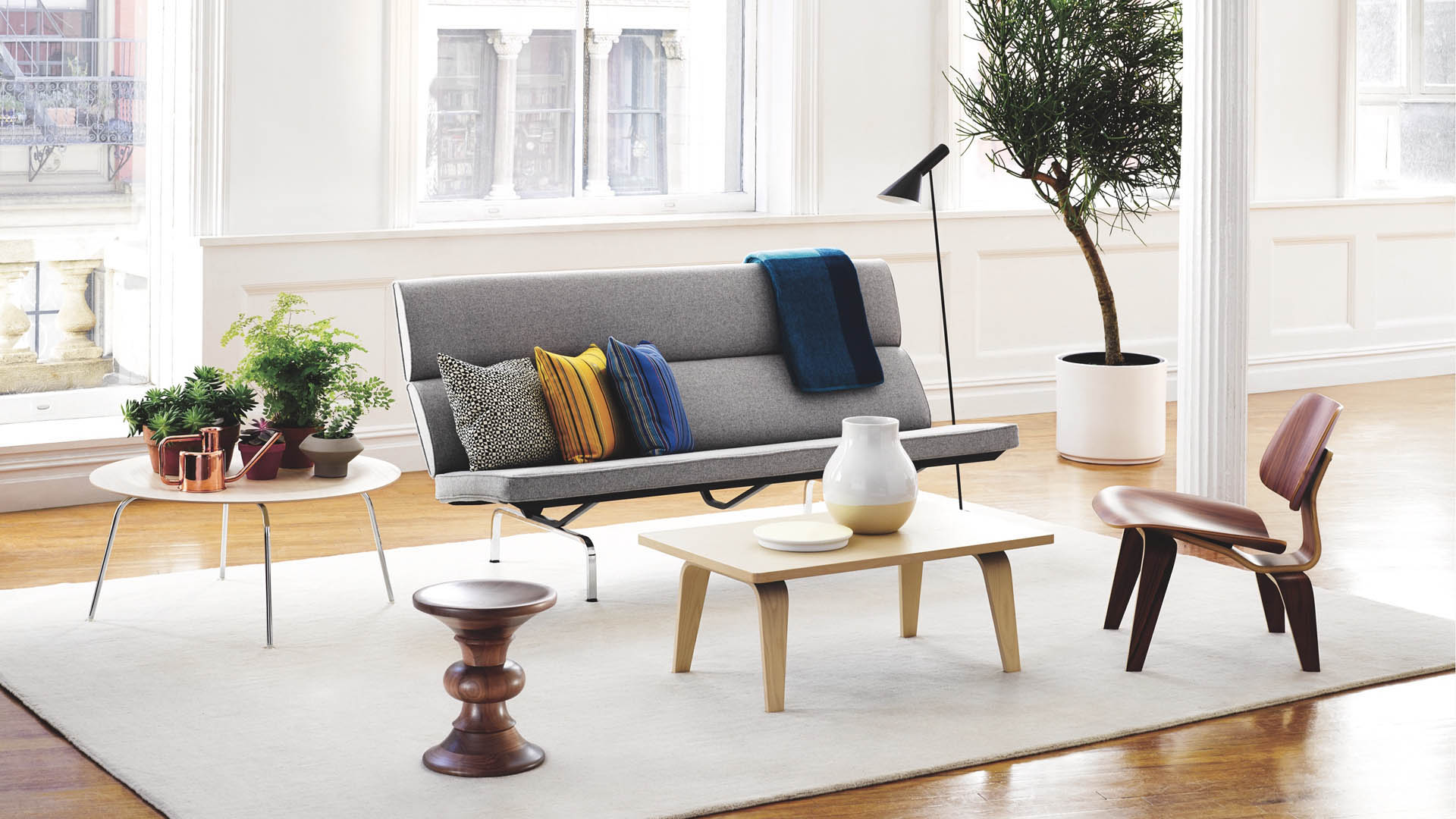 Eames Rectangular Coffee Table, Lifestyle