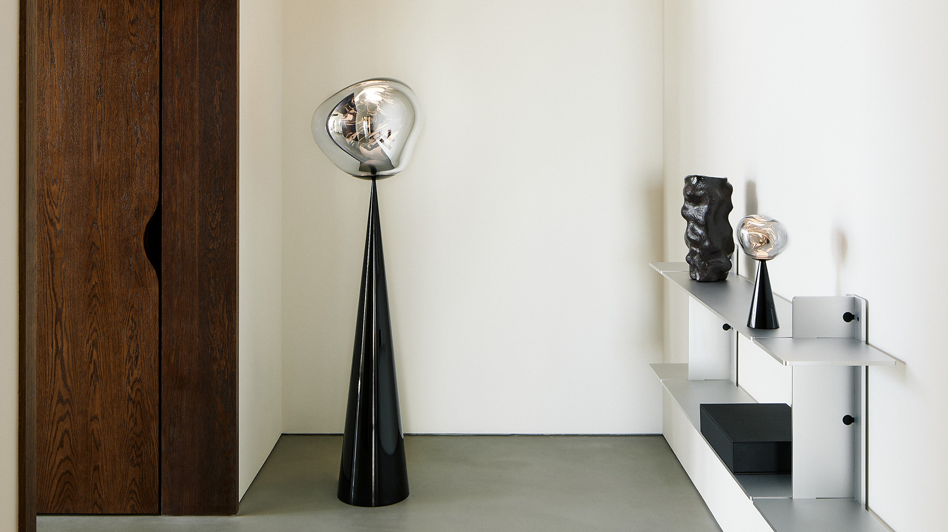 Melt Cone Fat Floor Lamp, Lifestyle