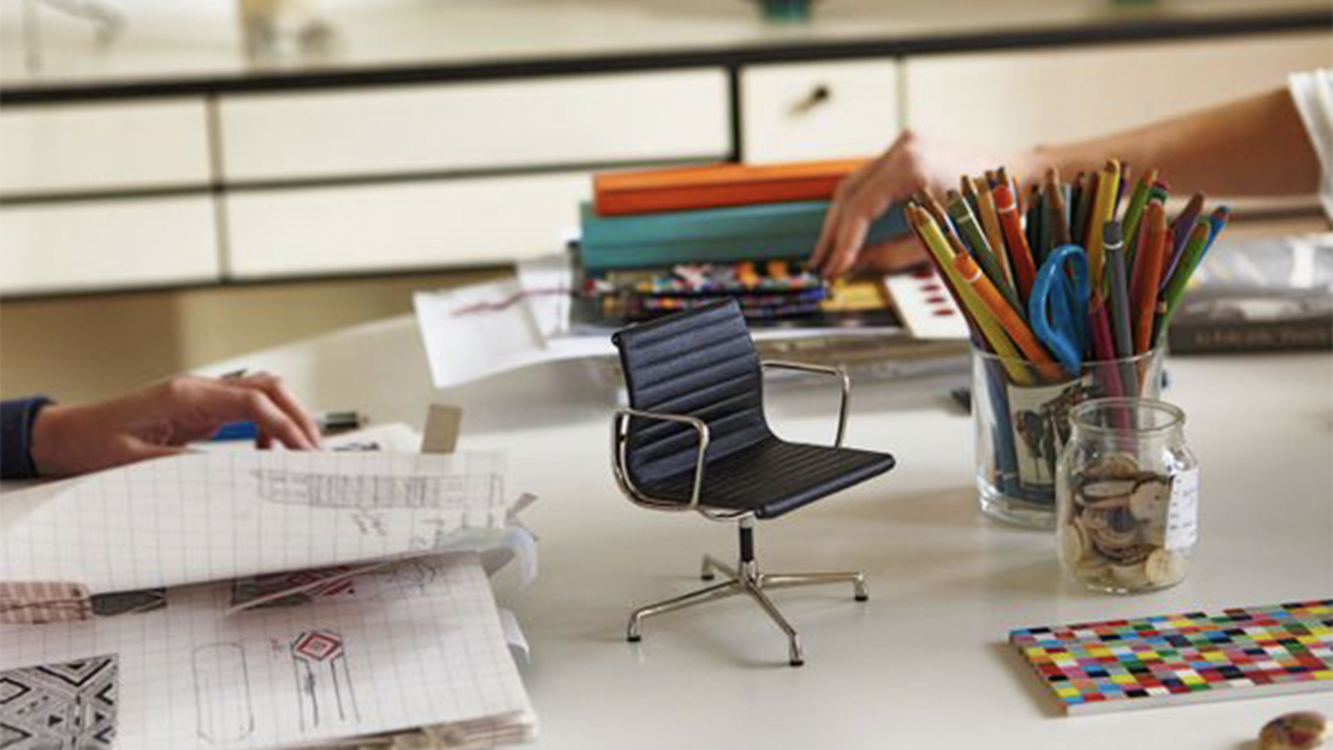 Miniature Aluminium Chair, Lifestyle