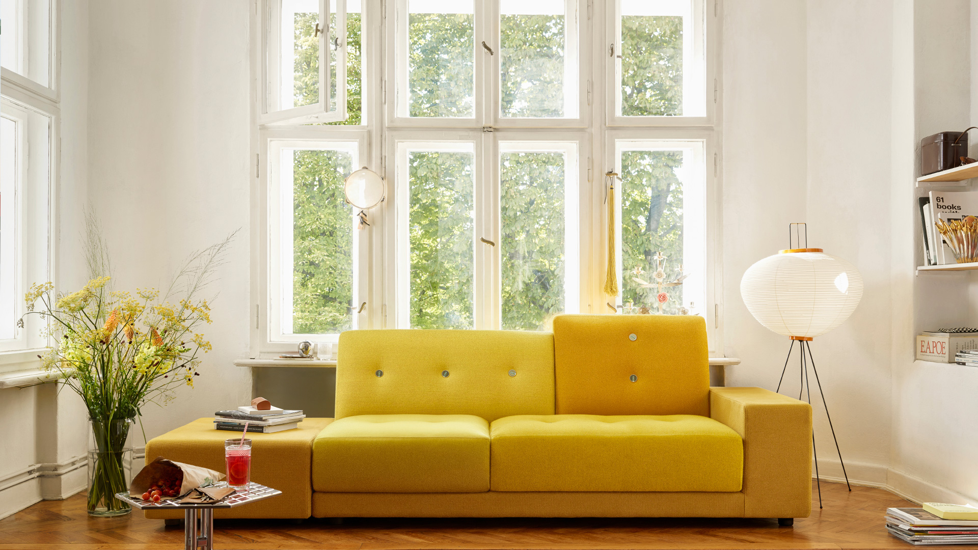 Vitra Akari 10A Floor Lamp Living Edge