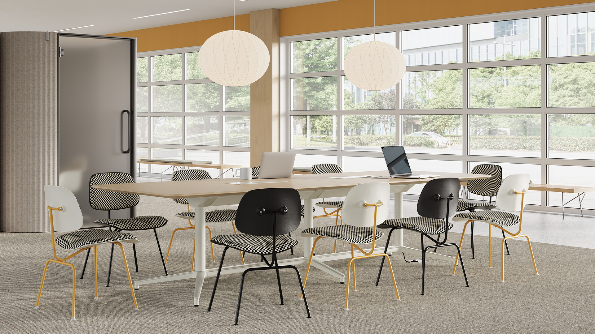 Eames Moulded Plastic Dining Chair, Lifestyle