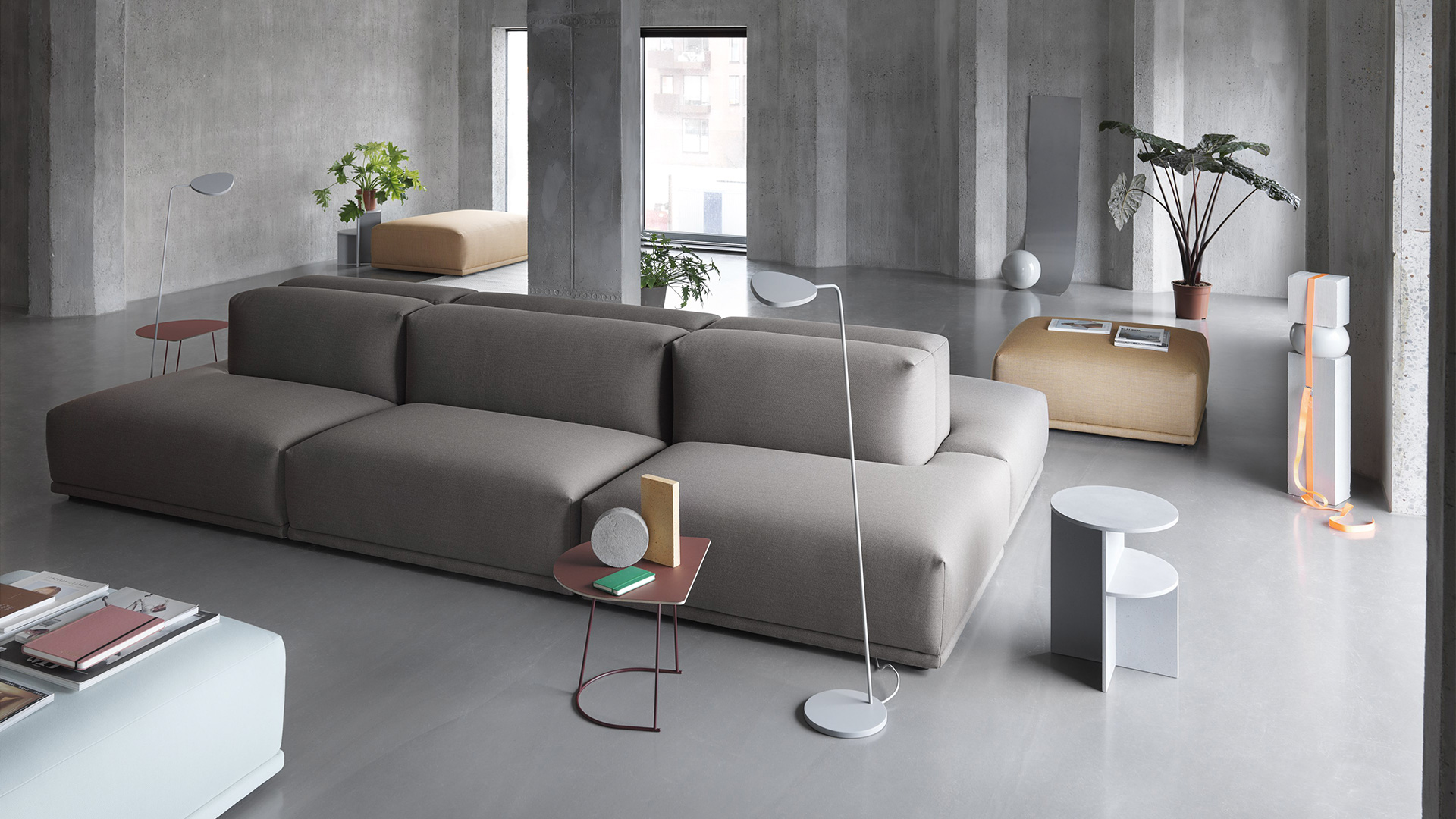 Muuto Connect 3 Seater Sofa Living Edge